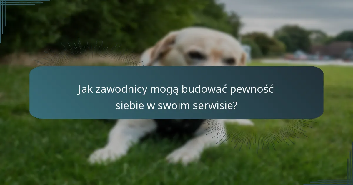 Jak zawodnicy mogą budować pewność siebie w swoim serwisie?